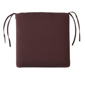 Home Decorators Collection Square Fife Plum Sunbrella Bull Nose Outdoor Chair Cushion DISCONTINUED 1572820370