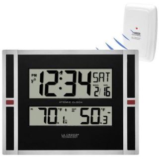 La Crosse Technology 11 in. WWVB Digital Clock with Temperature 513 149