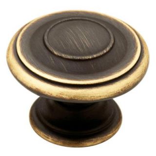 Liberty Harmon 1 3/8 in. Venetian Bronze With Gold Highlights Round Knob P22669C VBG C