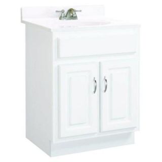 Design House Concord 24 in. W x 18 in. D Vanity Cabinet Only Unassembled in White Gloss 531251