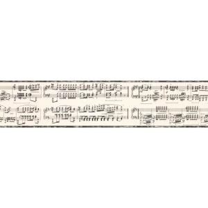 York Wallcoverings 6 in. Musical Note Border KW7565BD