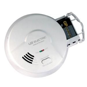 Universal Security Instruments Hardwired Interconnected Smoke and Fire Alarm with Battery Backup MI106