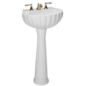 St. Thomas Creations Barcelona Pedestal in White   Pedestal Only 5001.331.01