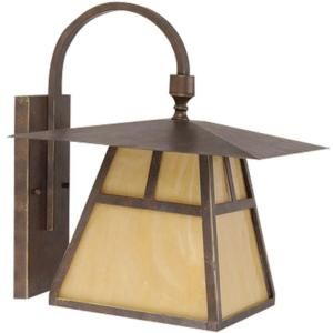 Yosemite Home Decor Incline Collection Wall mount 1 Light Outdoor Lamp 5201IBG A