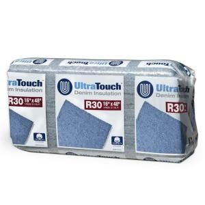 UltraTouch 16.25 in. x 48 in. R30 Denim Insulation (12 Bags) 10003 03016