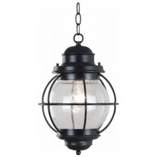 Kenroy Home Hatteras 16 in. Black Hanging Lantern 90965BL