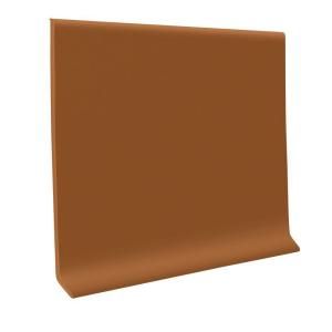 ROPPE Pinnacle Rubber Tan 4 in. x 1/8 in. x 48 in. Cove Base (30 Pieces / Carton) 40CR3P120
