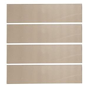 Jeffrey Court Aluminum 4 in. x 16 in. x 8 mm Glass Wall Tile (10.56 sq. ft. / case) 99696