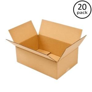 Plain Brown Box 24 in. x 12 in. x 6 in. 20 Box Bundle PRA0126B