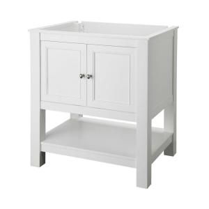 Foremost Gazette 30 in. Vanity Cabinet Only in White GAWA3022