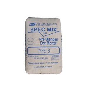 Spec Mix 94 lb. Type S Masonry Mortar 0179594000