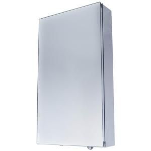 Glacier Bay 15 in. x 26 in. Surface Mount Night Light Mirror Medicine Cabinet with Motion & Photocell Sensor SP4627B
