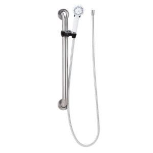 Delta 24 in. Wall Grab Bar and Shower System in Stainless Steel (ADA) DISCONTINUED 62001UFBX