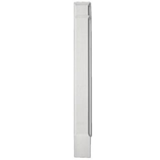 Fypon 90 in. x 5 1/2 in. x 3 in. Pilaster Plain Moulded Plinth Smooth PIL9X90P