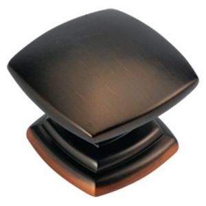 Hickory Hardware Euro Contemporary 1 1/2 in. Refined Bronze Cabinet Knob P2163 RB