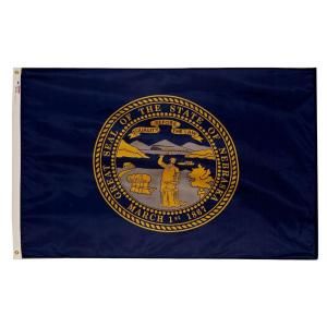 Valley Forge Flag 3 ft. x 5 ft. Nylon Nebraska State Flag NE3