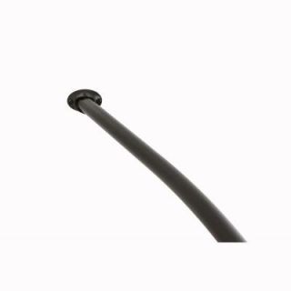 Kingston Brass Vintage 64 1/2 in. Adjustable Curved Shower Rod in Oil Rubbed Bronze HCC3175