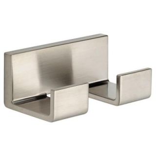 Delta Vero Double Robe Hook in Brilliance Stainless Steel 77736 SS
