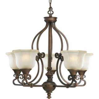 Thomasville Lighting Guildhall Collection Roasted Java 5 light Chandelier DISCONTINUED P4584 102