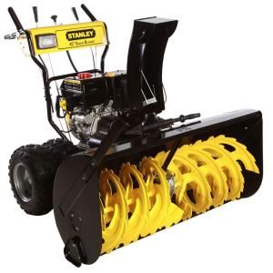 Stanley 45 in. Commercial Duty Two Stage Electric Start Gas Snow Blower with Drift Cutters Included DISCONTINUED 45SS