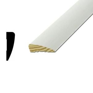 American Wood Moulding WM327 11/16 in. x 2 1/4 in. x 7 ft. Primed Finger Jointed Pine Casing Moulding 327 PFJ7