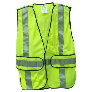 3M Tekk Protection Polyester Yellow Class 2 Construction Safety Vest 94617 80030T