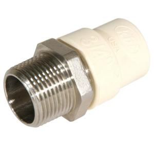 KBI 1 1/4 in. CPVC Stainless Steel Socket x MPT Transition Adaptor Fitting TMS 1250