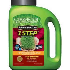 Pennington 3 lb. 1 Step for Bermudagrass Areas with Grass Seed, Mulch, Fertilizer 118022