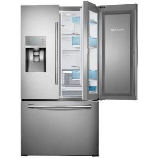 Samsung 30.2 cu. ft. French Door Refrigerator in Stainless Steel with Food Showcase Design RF30HDEDTSR