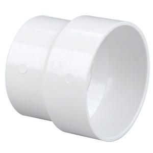 NIBCO 3 in. x 4 in. PVC DWV Hub x Sewer and Drain Soil Pipe Adapter C4800SDHD34