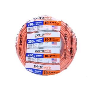 Cerrowire 250 ft. 10/3 NM B Indoor Residential Electrical Wire 147 1863G