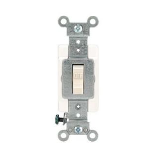 Leviton 20 Amp Preferred Toggle Switch   Light Almond R56 0CSB1 2TS