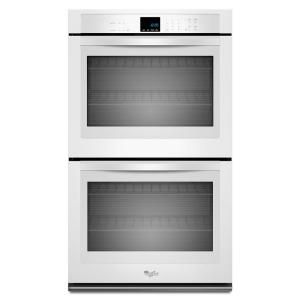Whirlpool 27 in. Double Electric Wall Oven Self Cleaning in White WOD51EC7AW