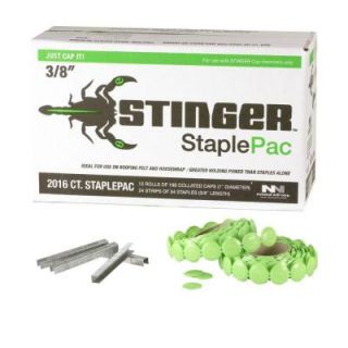 Stinger 3/8 in. StaplePac 2016 per Box 0136420