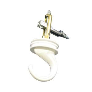 Cobra Anchors 90 lb. White Steel Ceiling Swivel Driller Hook 59908