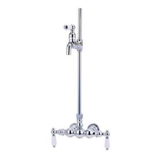 Elizabethan Classics TW18 2 Handle Claw Foot Tub Faucet without Hand Shower in Chrome ECTW18 CP
