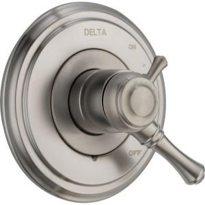 Delta Cassidy 17 Series Single Handle Valve Trim Only in Stainless Steel T17097 SS