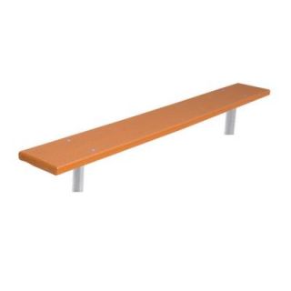 Ultra Play 6 ft. Cedar Commercial Park Recycled Plastic Bench without Back G942S CDR6