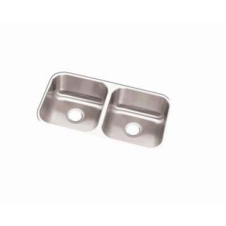 Revere Undermount Stainless Steel 31.75x15.75x8 0 Hole Double Bowl Kitchen Sink NCFU3118