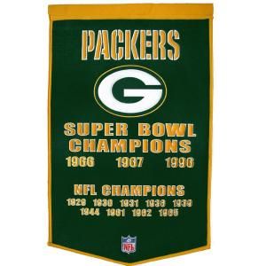Winning Streak 24 in. x 38 in. NFL License Green Bay Packers Team Banner 139443