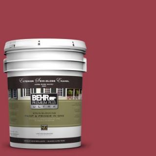BEHR Premium Plus Ultra Home Decorators Collection 5 gal. #HDC CL 01 Timeless Ruby Semi Gloss Enamel Exterior Paint 585305