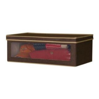 Household Essentials Large Vision Box Coffee Linen 634