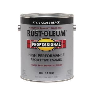 Rust Oleum Professional 1 gal. Black Gloss Protective Enamel (2 Pack) K7779402