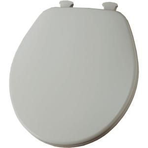Church Lift Off Round Closed Front Toilet Seat in Ice Gray 540EC 062