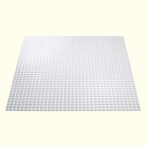 Fasade Square 2 ft. x 2 ft. Gloss White Lay in Ceiling Tile L62 00