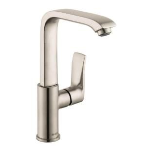 Hansgrohe Metris E 230 Single Hole 1 Handle High Arc Bathroom Faucet in Brushed Nickel 31087821