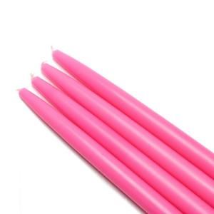 Zest Candle 10 in. Hot Pink Taper Candles (12 Set) CEZ 090