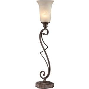 Illumine Designer Collection 28.25 in. Iron Table Lamp with Frost Glass Shade CLI C41207