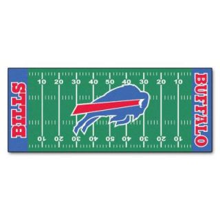 FANMATS Buffalo Bills 2 ft. 6 in. x 6 ft. Football Field Runner Rug 7345