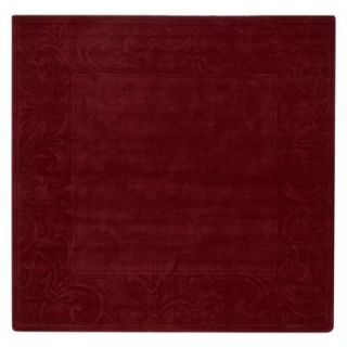 Home Decorators Collection Cyrus Burgundy 7 ft. 9 in. Square Area Rug 2921495150